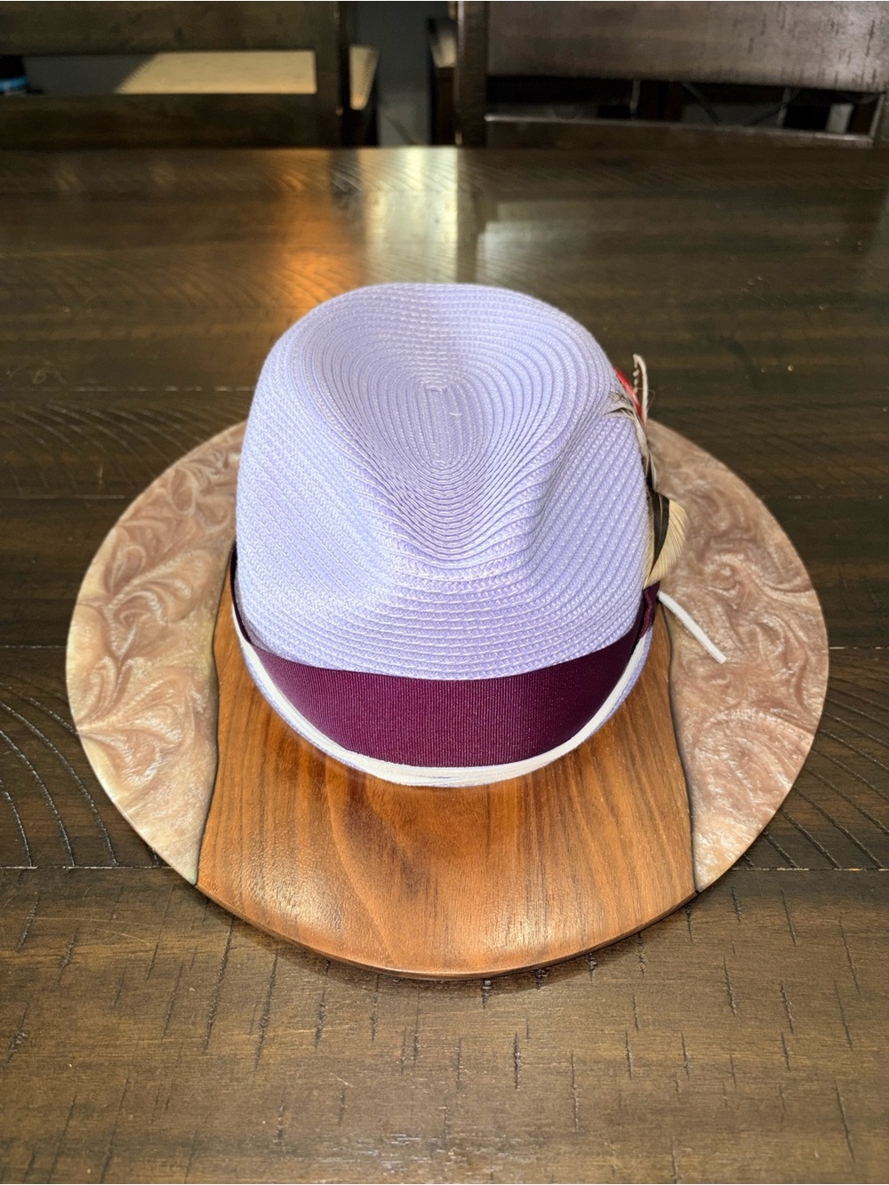 Montique Dapper Renaissance Wood brim hat